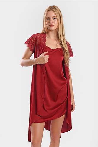 Ling J&amp;A 66031 - H40 Sleep Shirt &amp; Robe