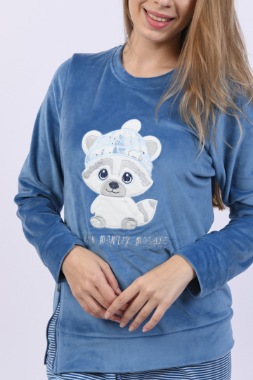 W24 J&amp;A Strip 9080 Pyjama