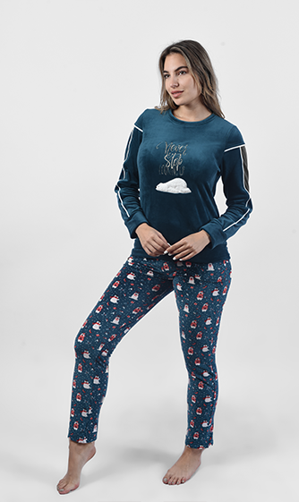W24 J&amp;A Bear in Christmas 9220 Pyjama