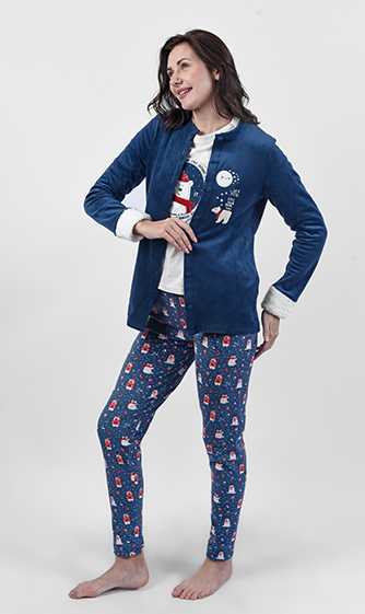 W24 J&amp;A Bear in Christmas 9224 Pyjama 3P