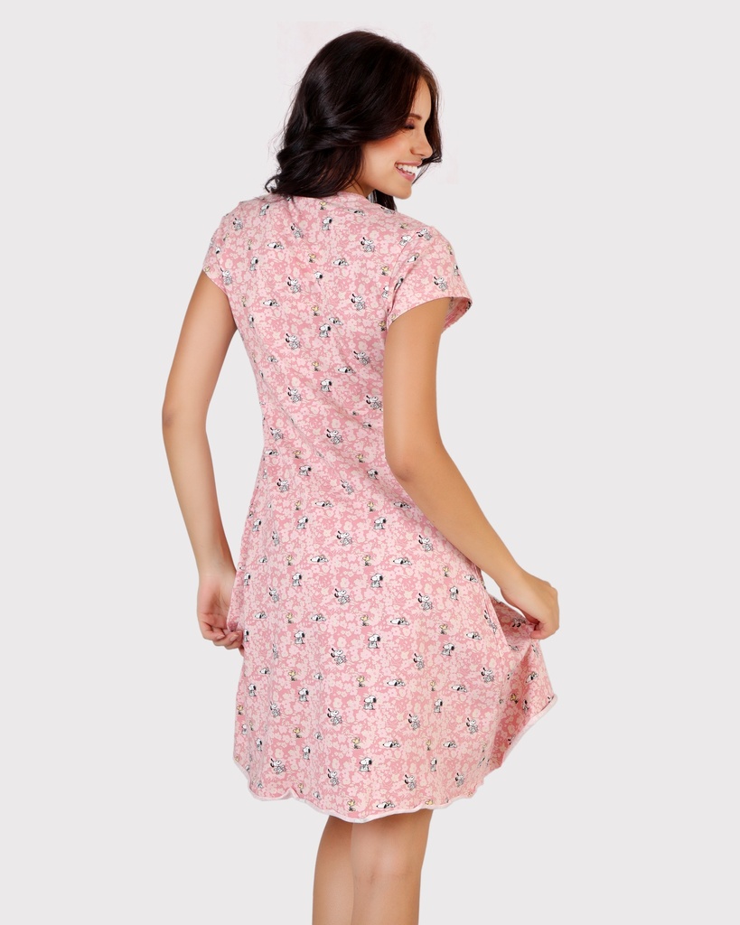 S24 J&amp;A Floral Snoopy 8061 Night Dress