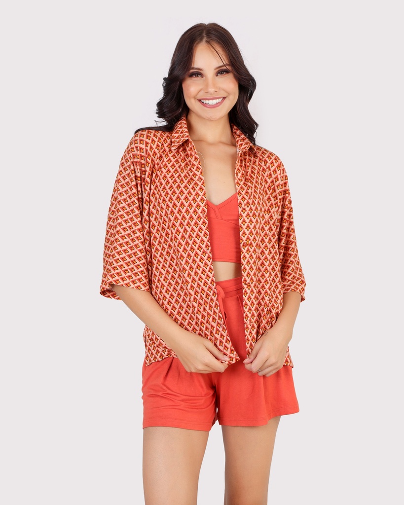 S24 J&amp;A Hot Summer 8221 Short &amp; Robe