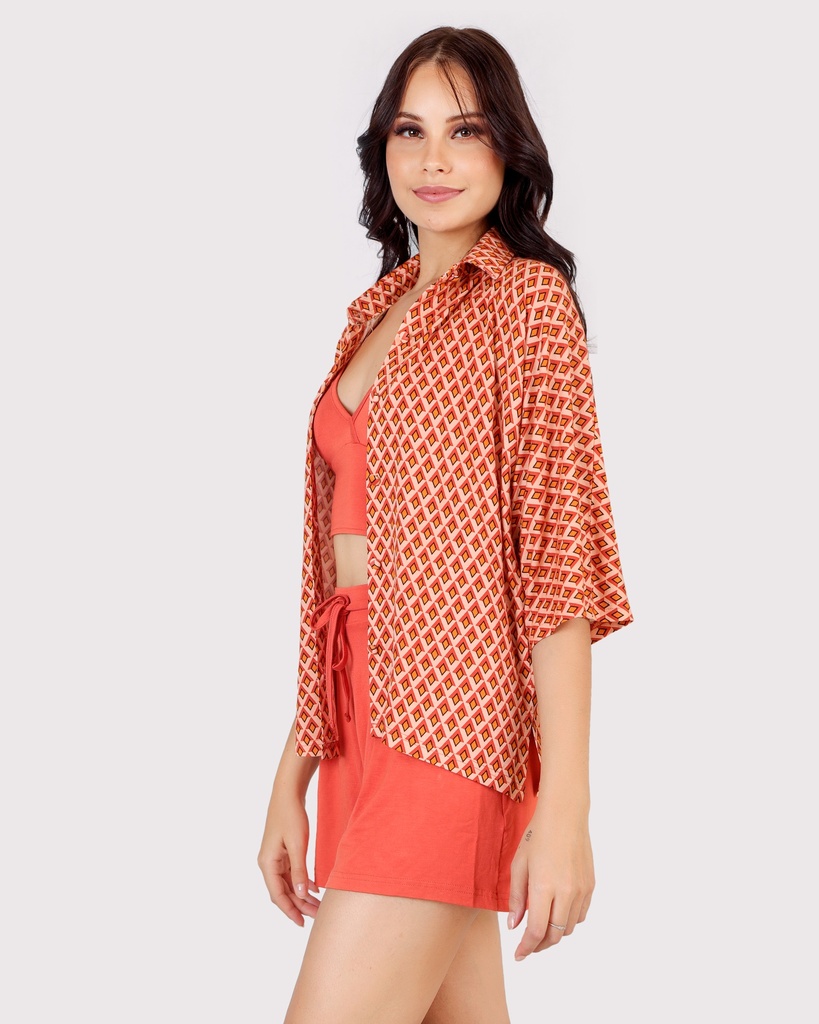 S24 J&amp;A Hot Summer 8221 Short &amp; Robe