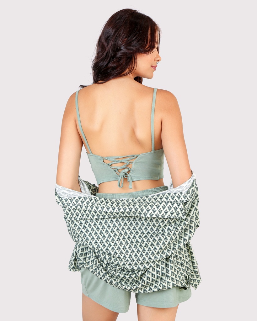 S24 J&amp;A Hot Summer 8221 Short &amp; Robe