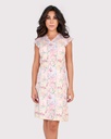 S24 J&amp;A Pinky Flower 8170 Night Dress