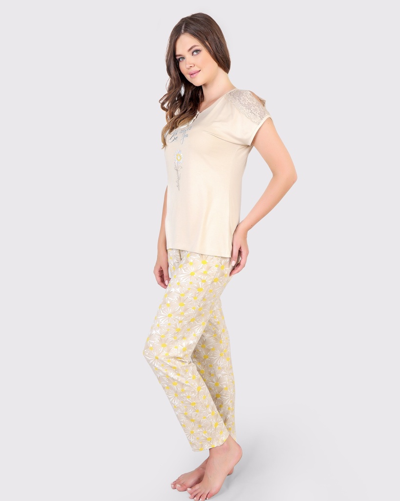 S24 J&amp;A Sun Flower 8317 Pyjama